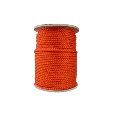 3-Strand Twisted Polypropylene Rope Monofilament, Int'l ORG 1/2